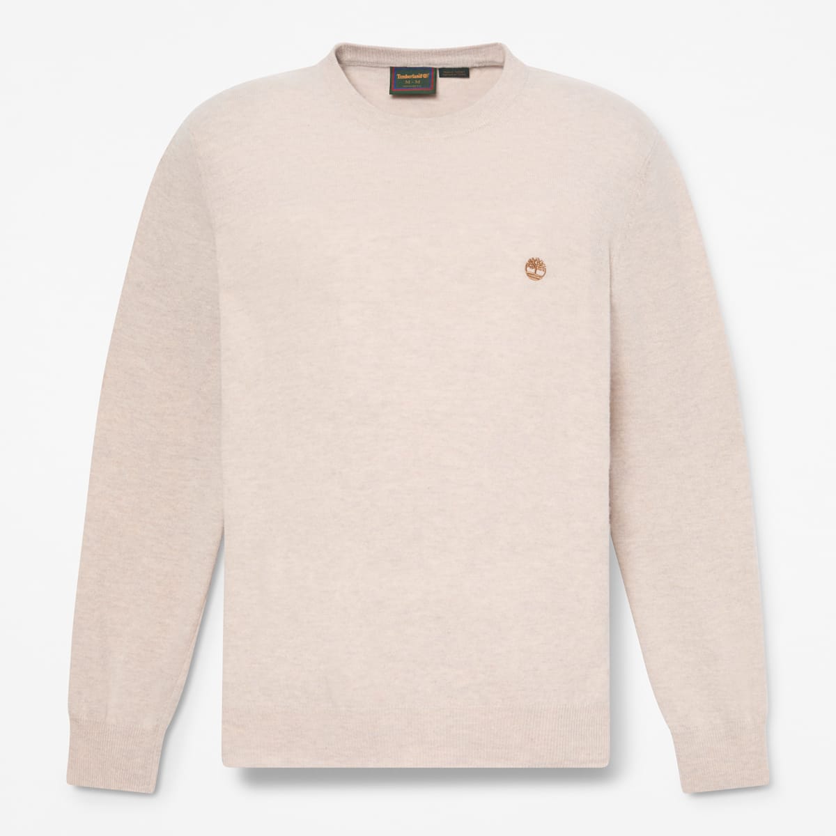 Maglione Girocollo in Lana - Light Oatmeal Heather