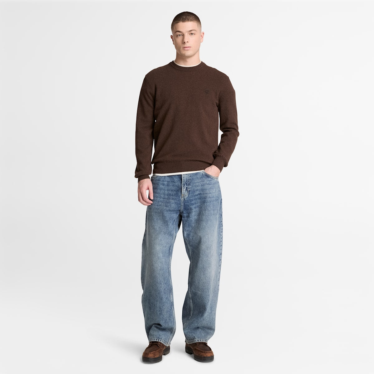 Maglione Girocollo in Lana - Mole Heather