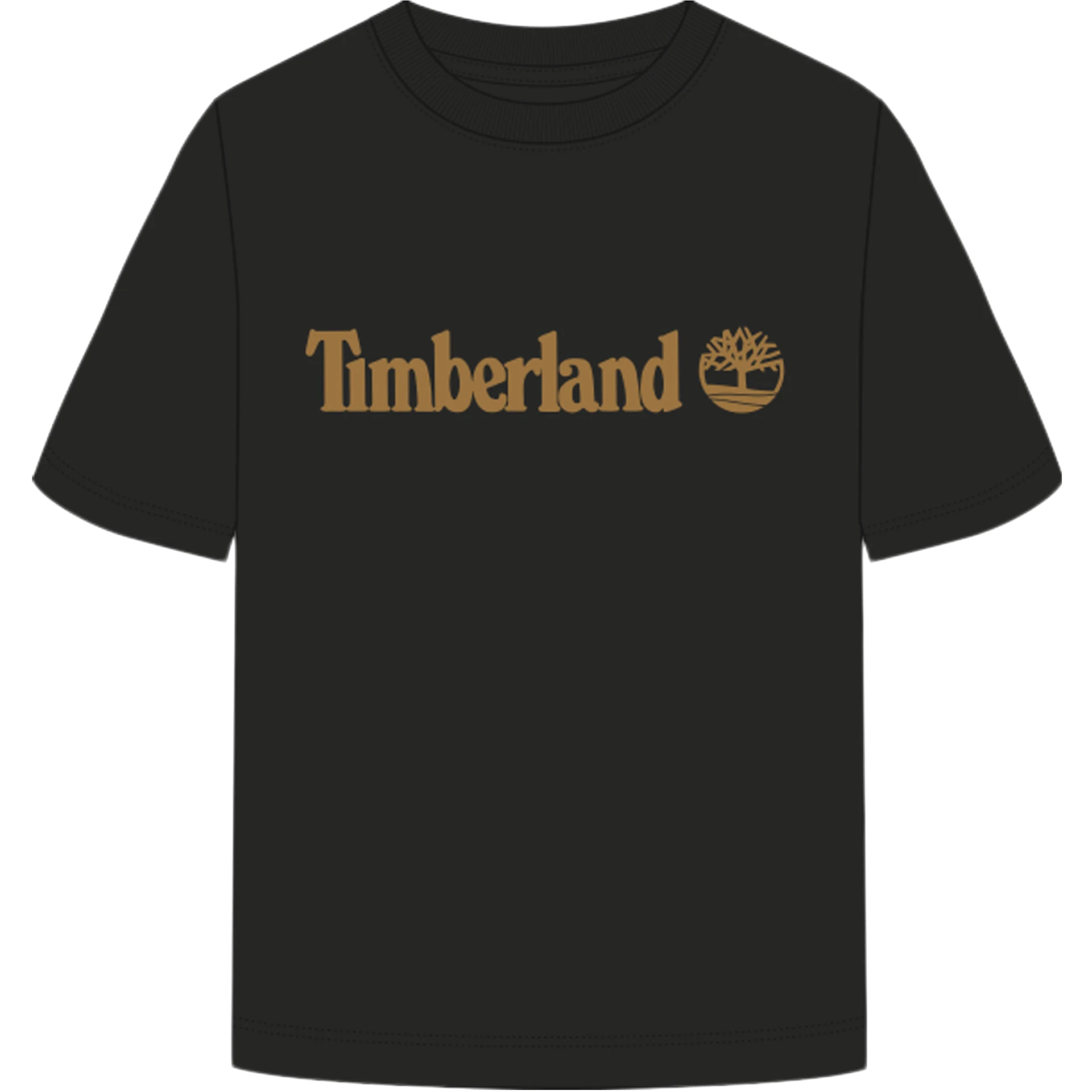 T-Shirt Northwood con Logo Lineare a Manica Corta - Black