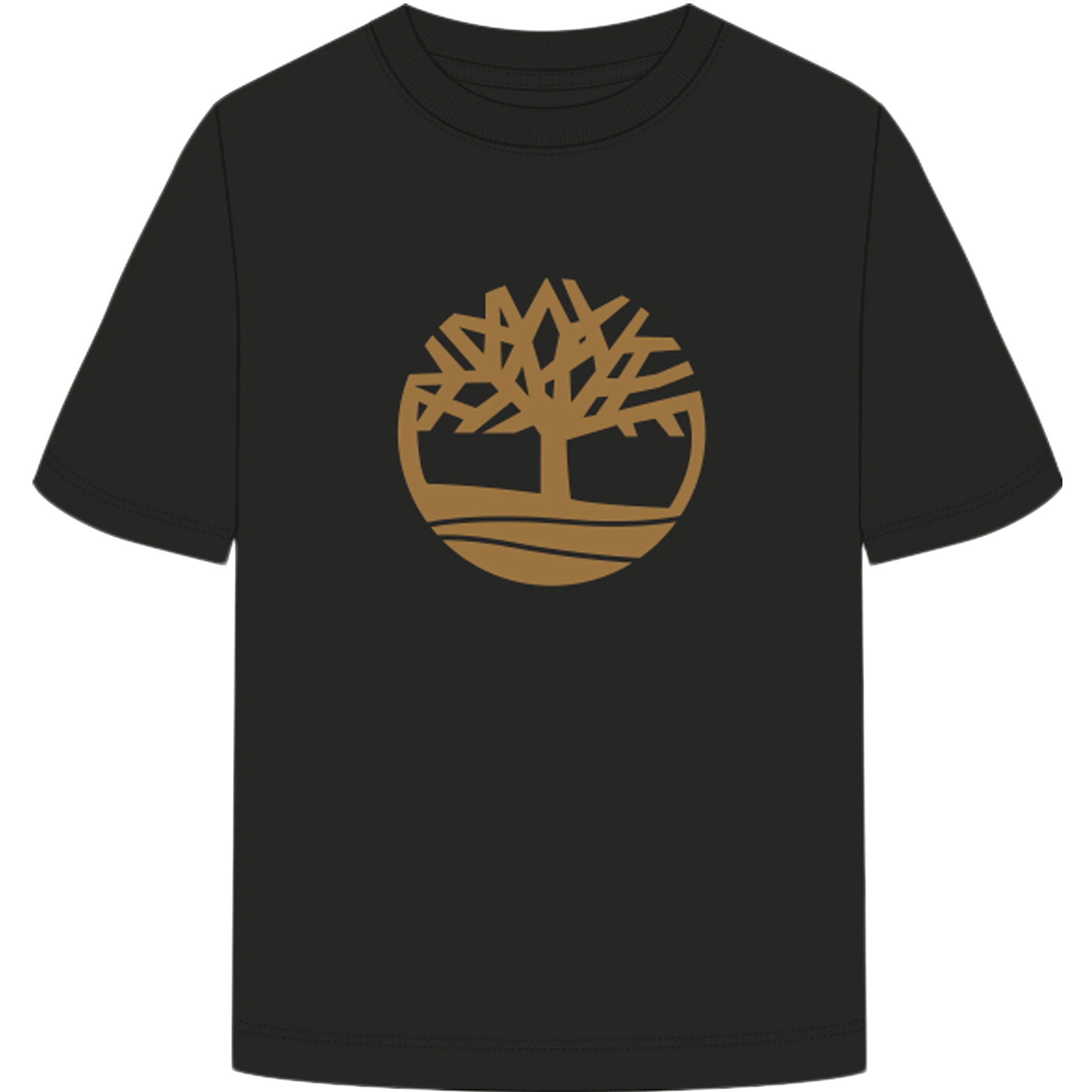 T-Shirt Northwood con Logo Albero a Manica Corta - Black