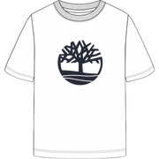 T-Shirt Northwood con Logo Albero a Manica Corta - White