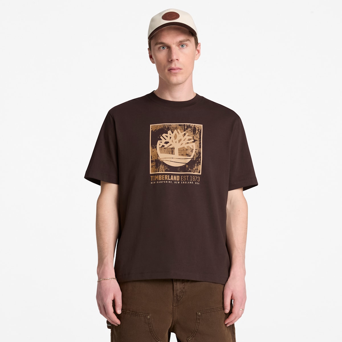 T-Shirt con Grafica Stack Logo a Manica Corta - Mole