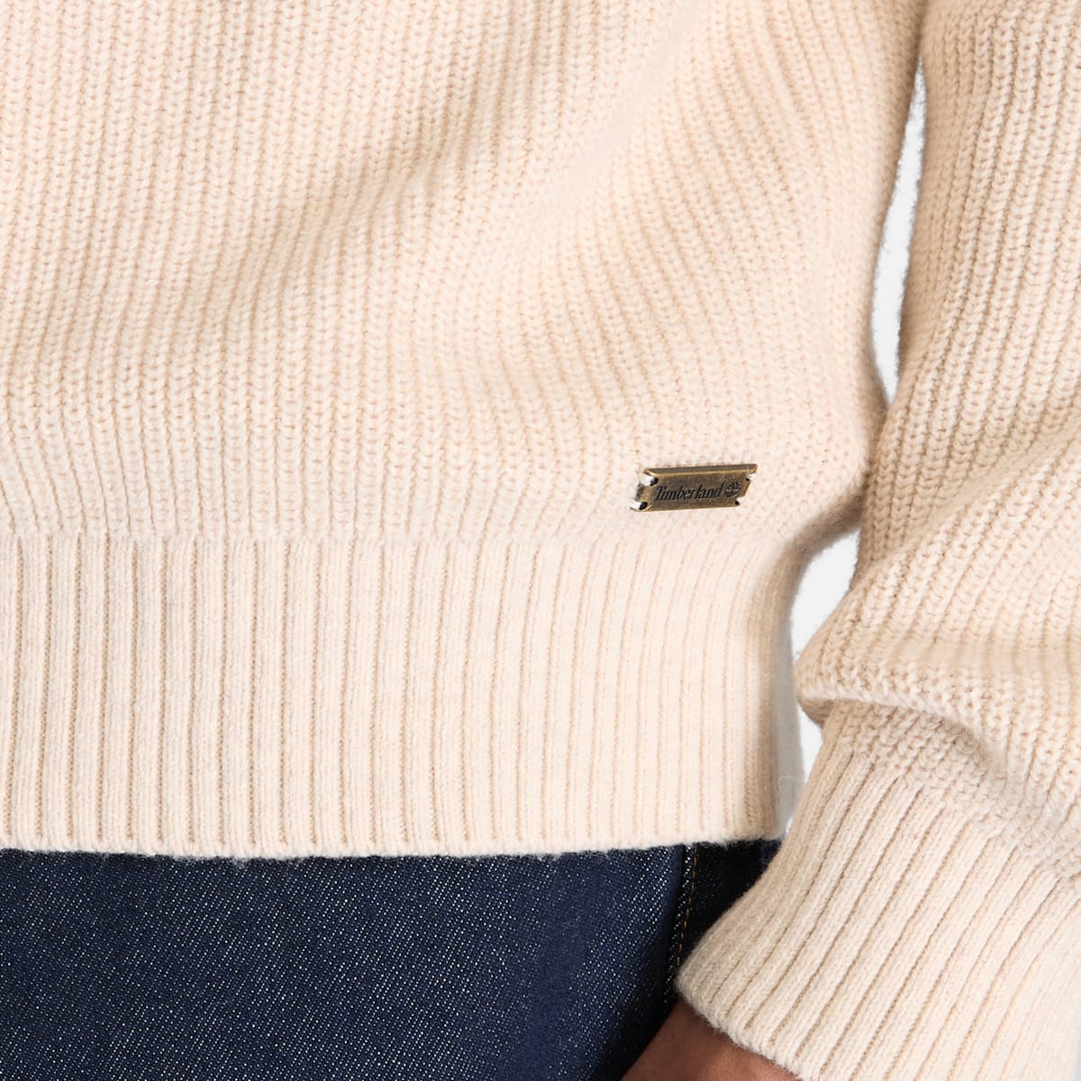 Maglia a Manica Lunga Raglan in Misto Cotone - Light Oatmeal Heather