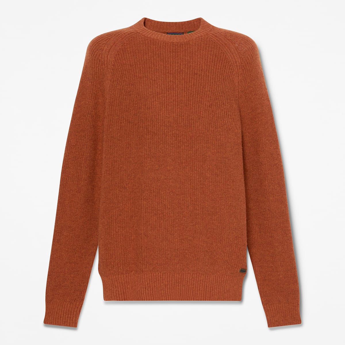 Maglia a Manica Lunga Raglan in Misto Cotone - Brownout Heather