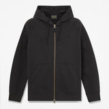 Felpa con Cappuccio Full Zip - Black
