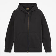 Felpa con Cappuccio Full Zip - Black