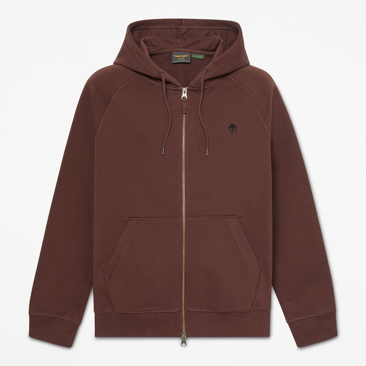 Felpa con Cappuccio Full Zip - Chicory Coffee