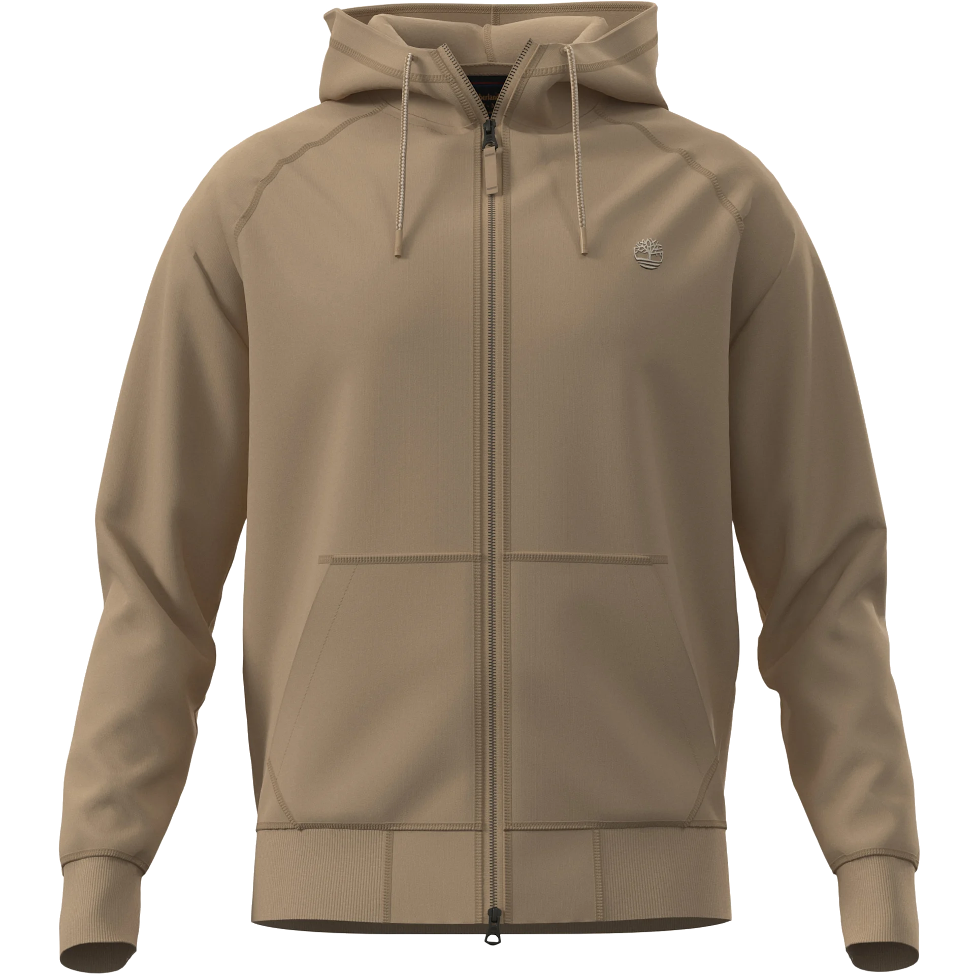 Felpa con Cappuccio Full Zip - Tannin