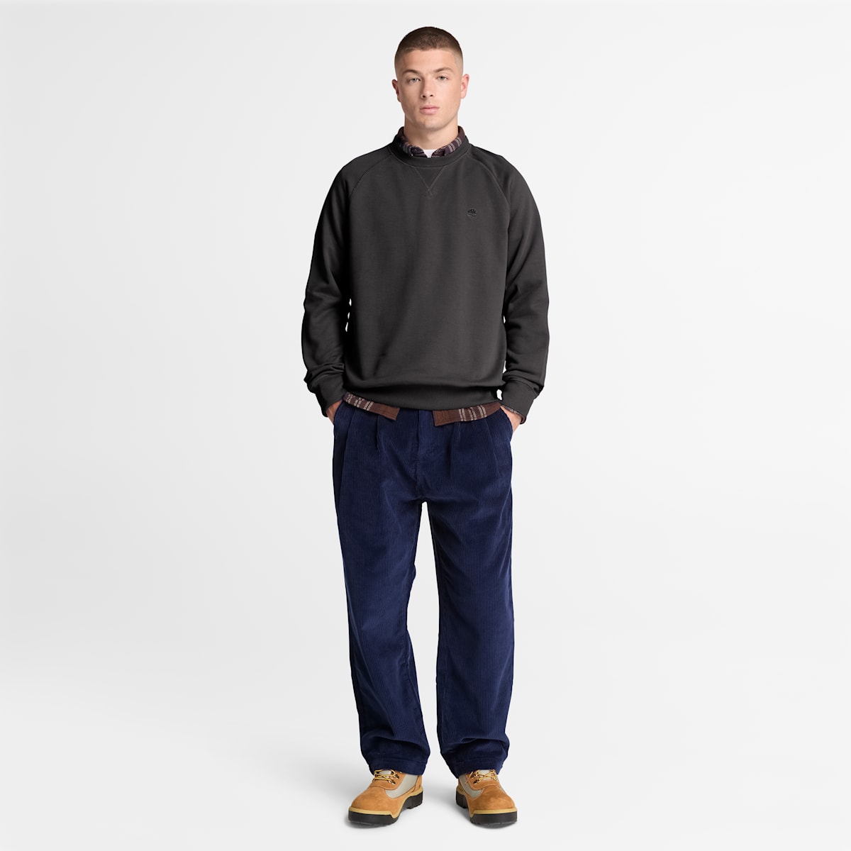 Felpa Girocollo - Black