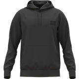 Felpa con Cappuccio Badge Siliconato - Black