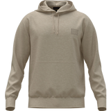 Felpa con Cappuccio Badge Siliconato - Light Oatmeal Heather