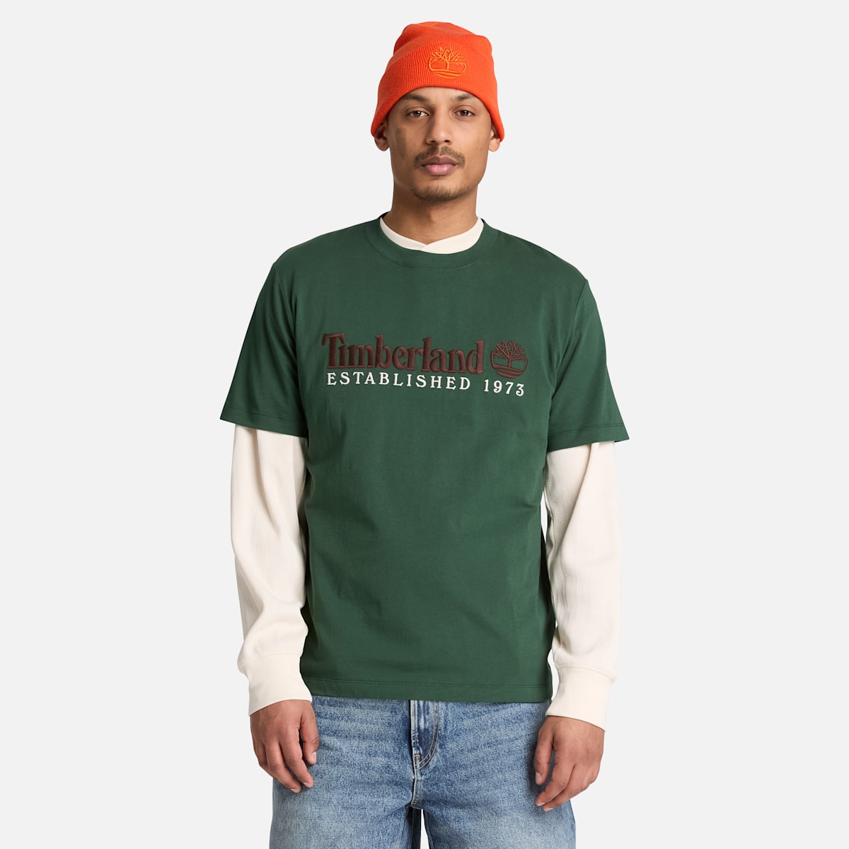 T-Shirt 1973 Ricamata a Manica Corta - Sycamore
