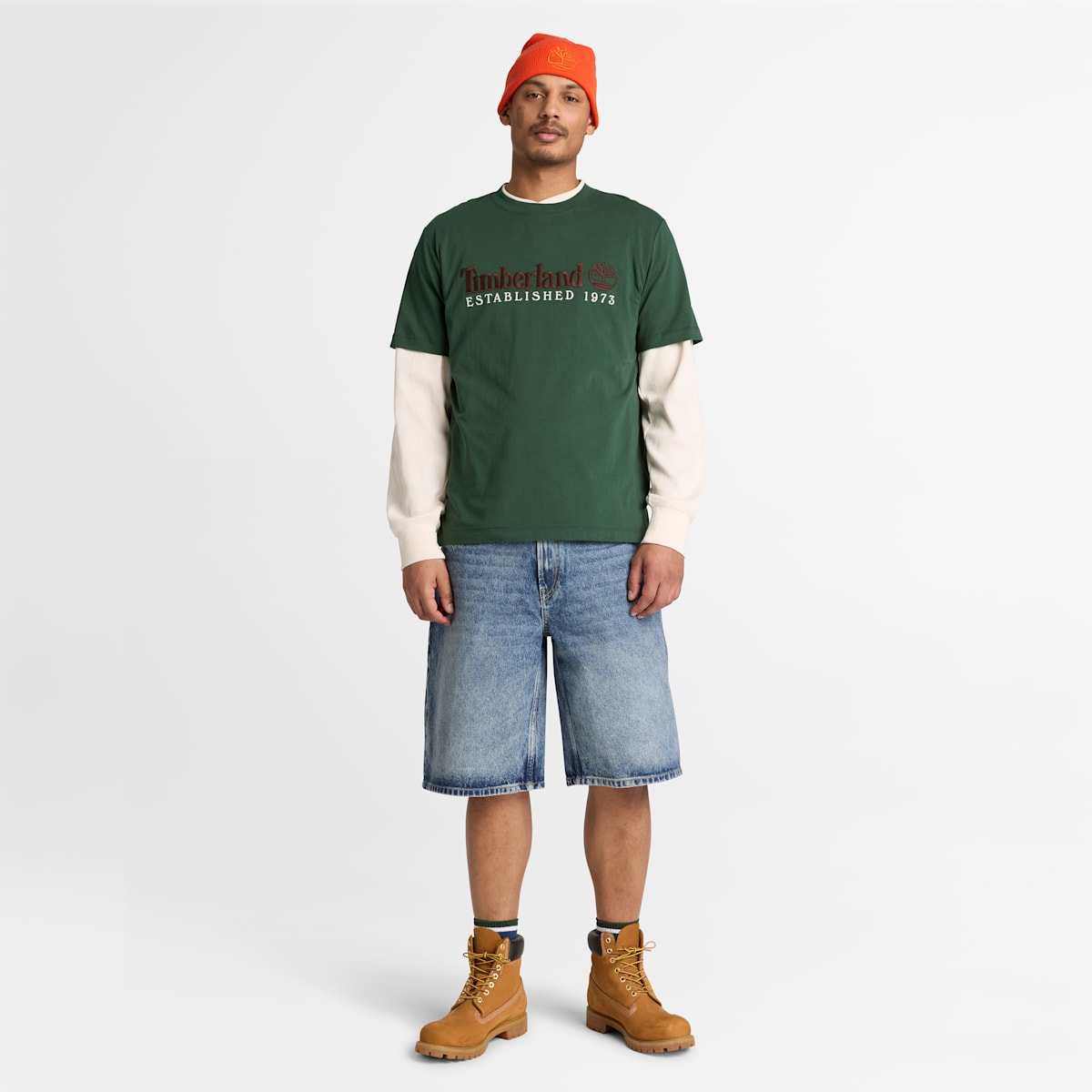 T-Shirt 1973 Ricamata a Manica Corta - Sycamore