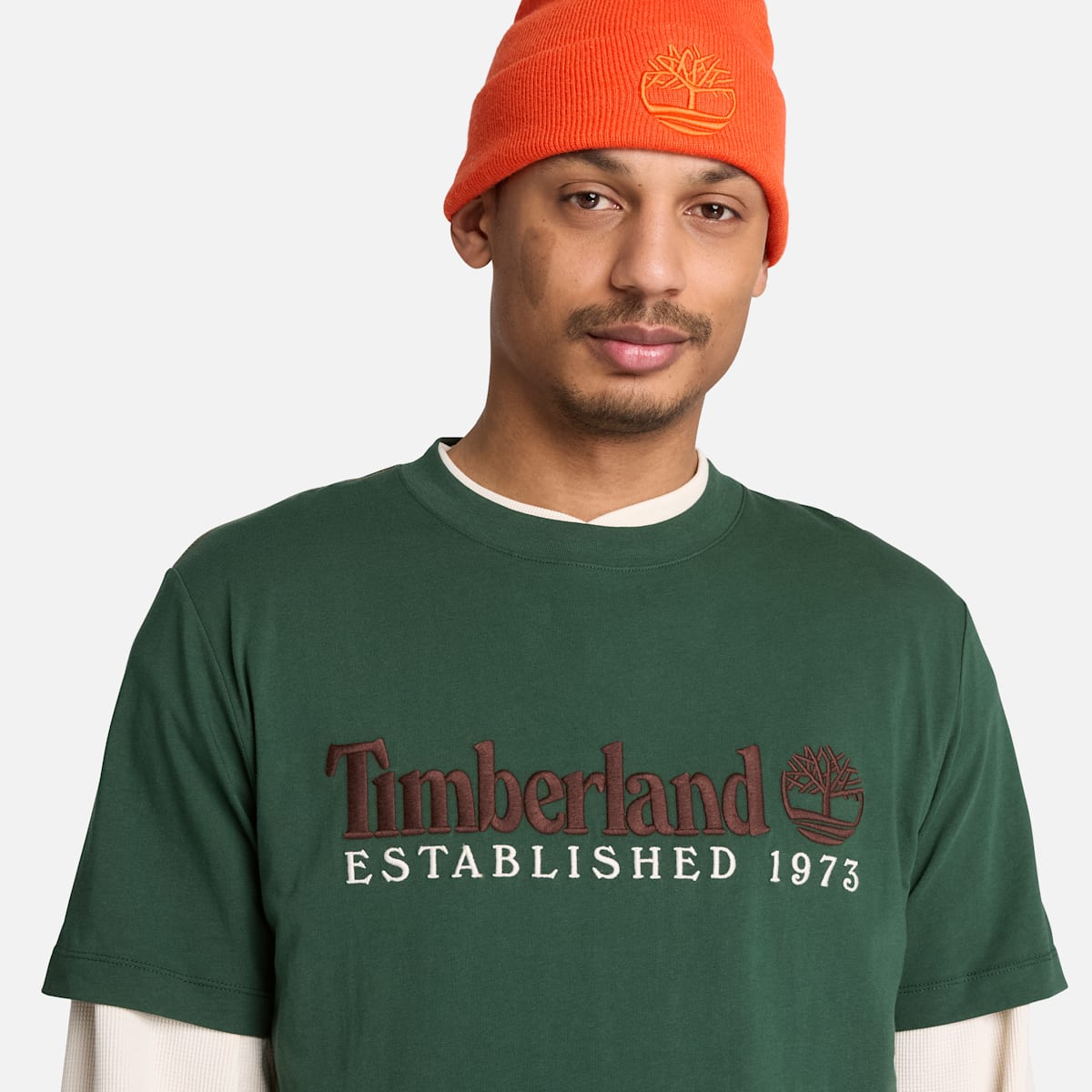 T-Shirt 1973 Ricamata a Manica Corta - Sycamore