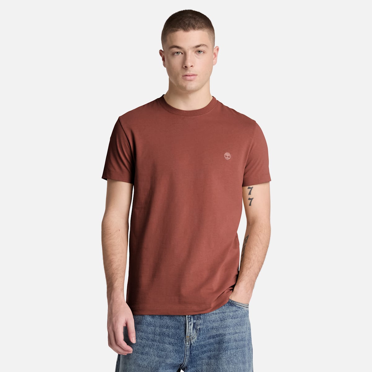 T-Shirt Slim Fit a Manica Corta - Brownout
