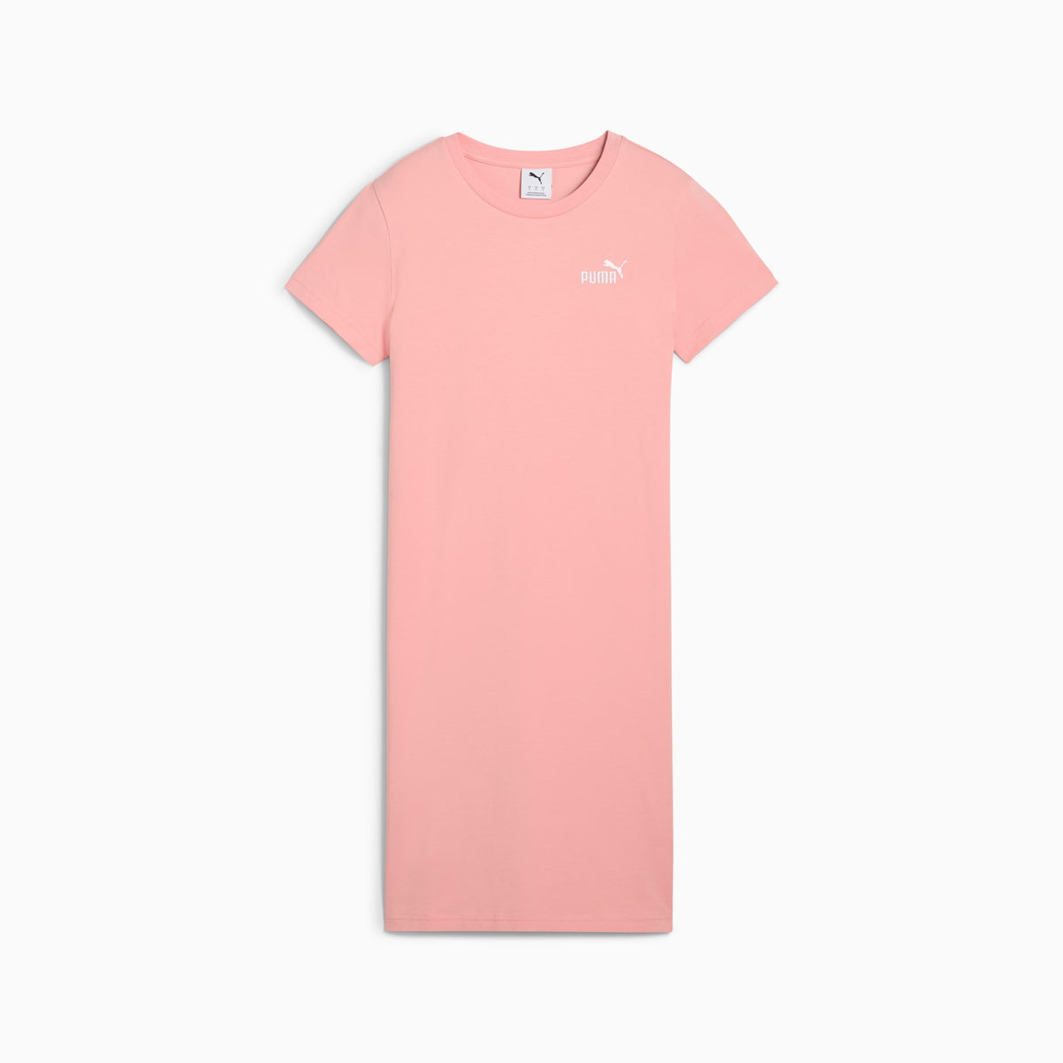 Vestito aderente con logo ESS N. 1 da donna - Rosa