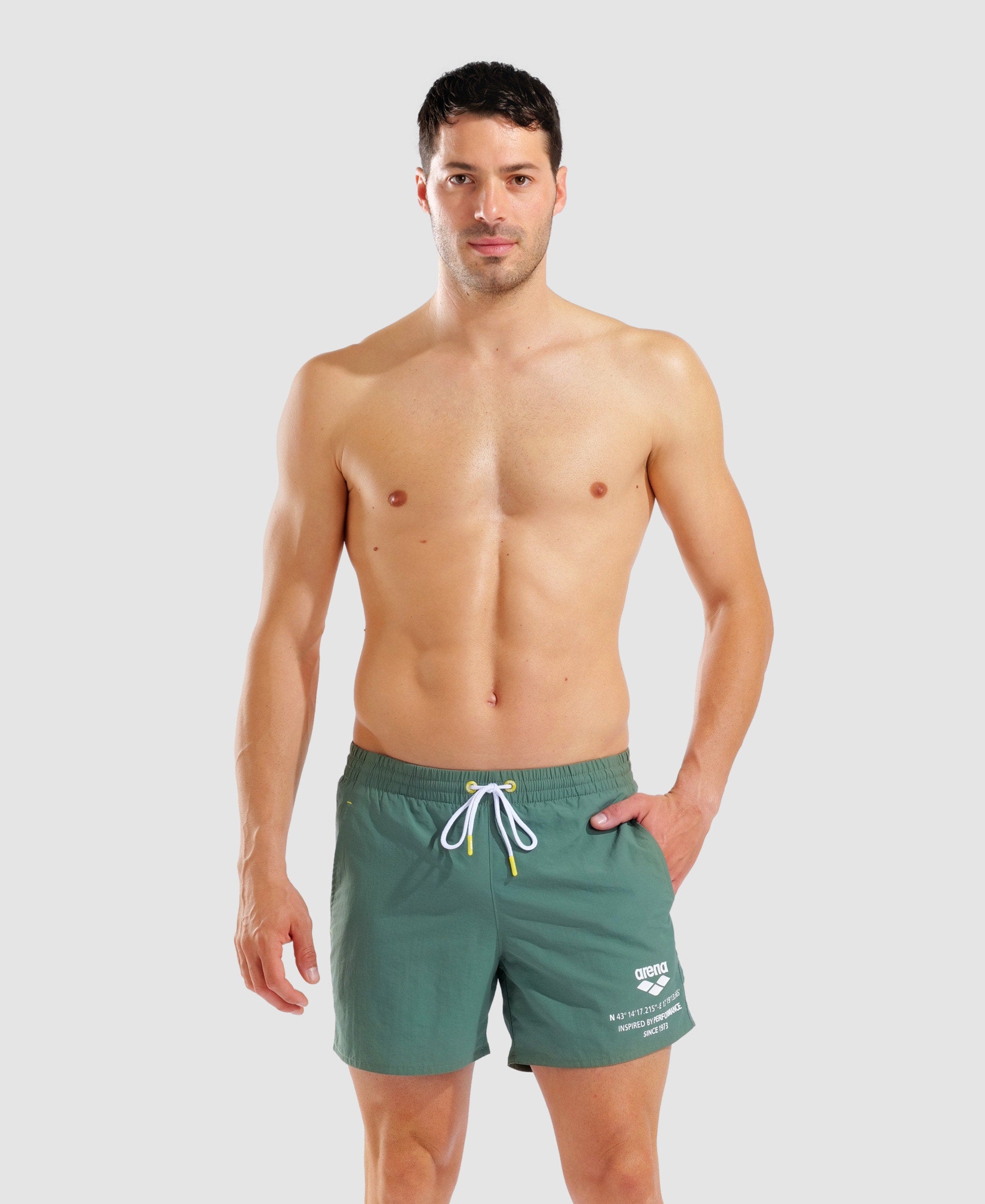 Arena Costume Boxer Fundamentals Solid Verde