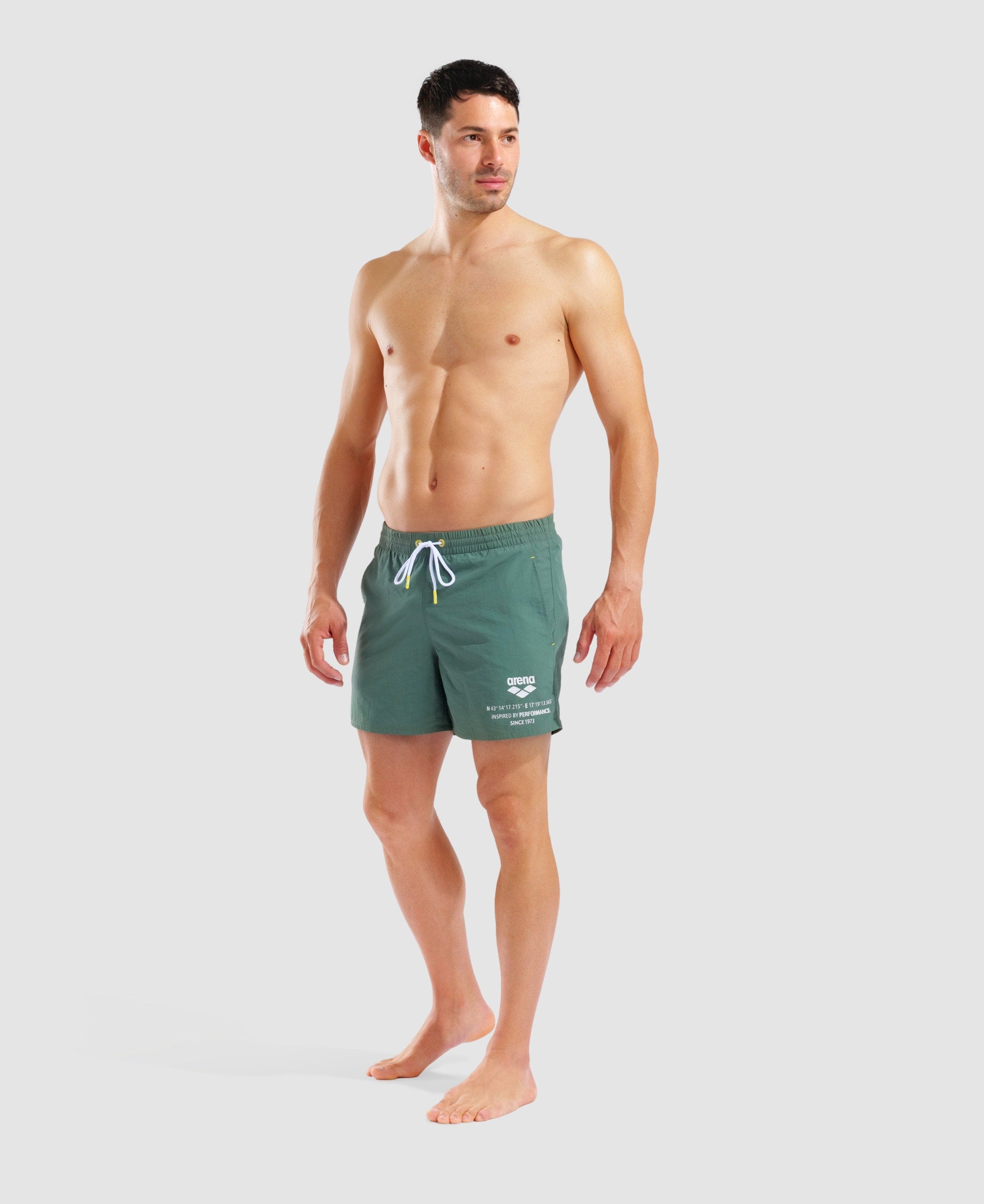 Arena Costume Boxer Fundamentals Solid Verde