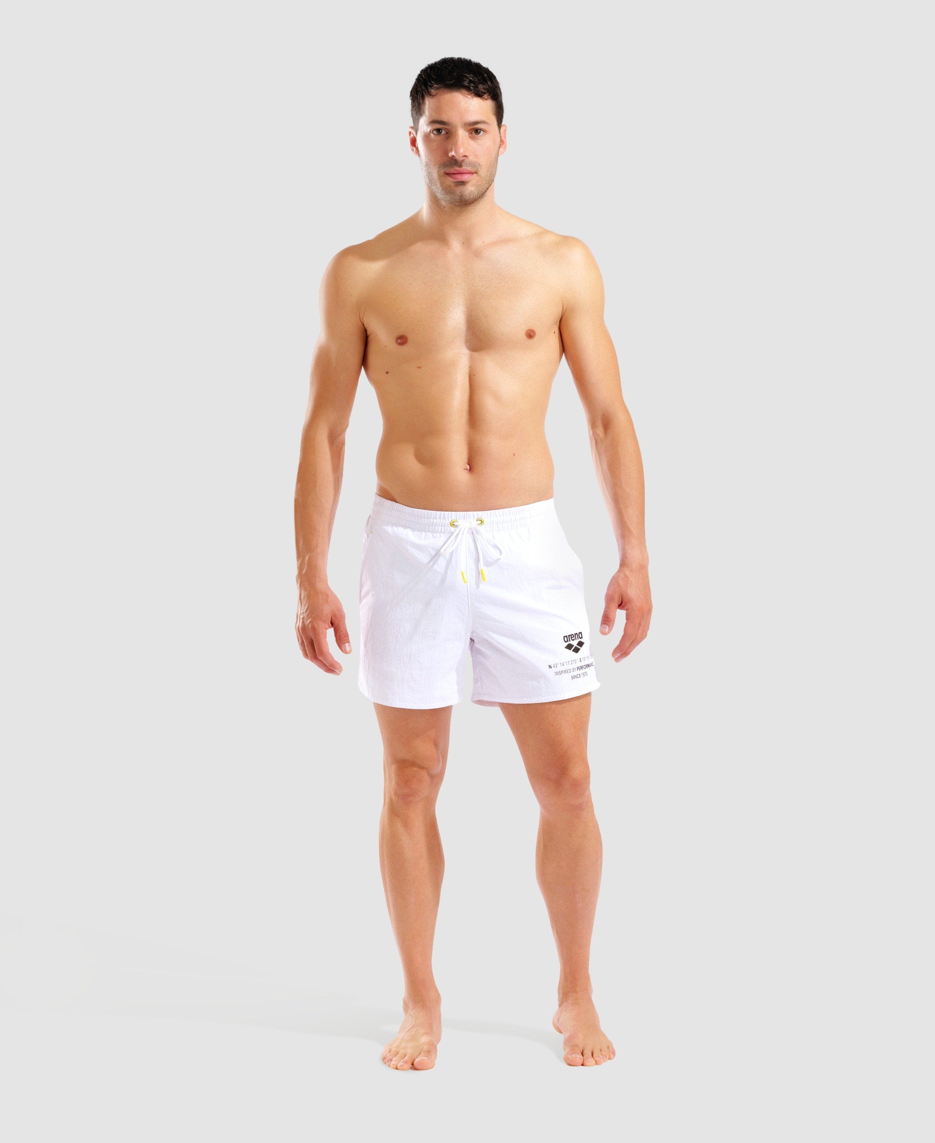 Arena Costume Boxer Graphic Bianco