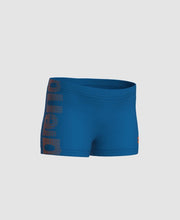 Arena Costume Boxer Kids Logo Print Turchese