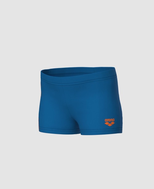 Arena Costume Boxer Kids Logo Print Turchese
