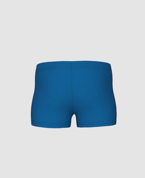 Arena Costume Boxer Kids Logo Print Turchese