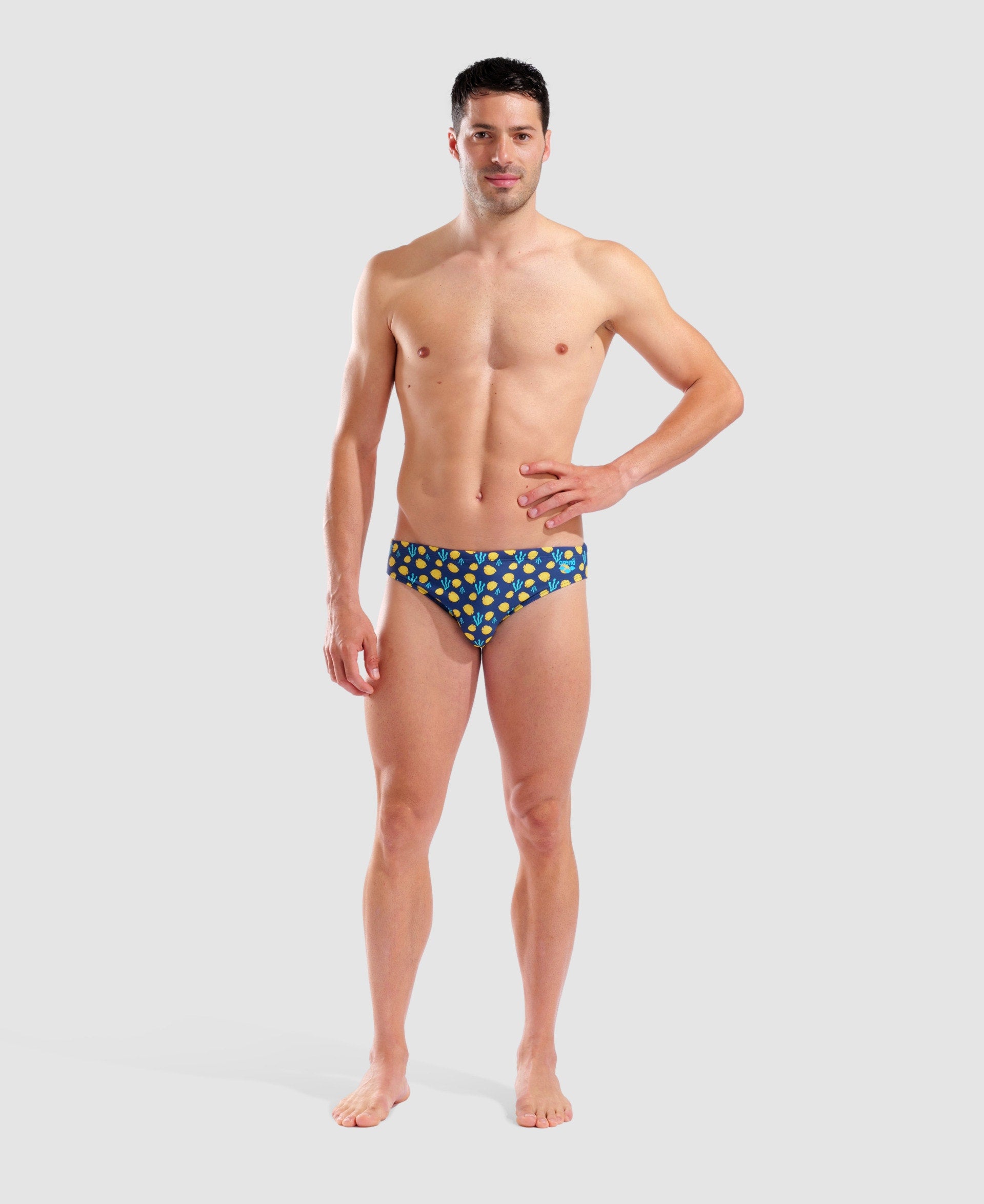 Arena Costume Slip Multistampa Blu