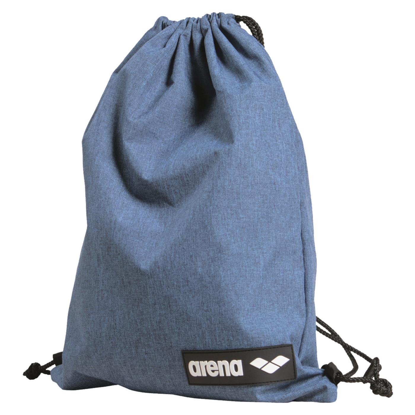 Sacca Team Swimbag Arena Denim Melange - fronte con logo