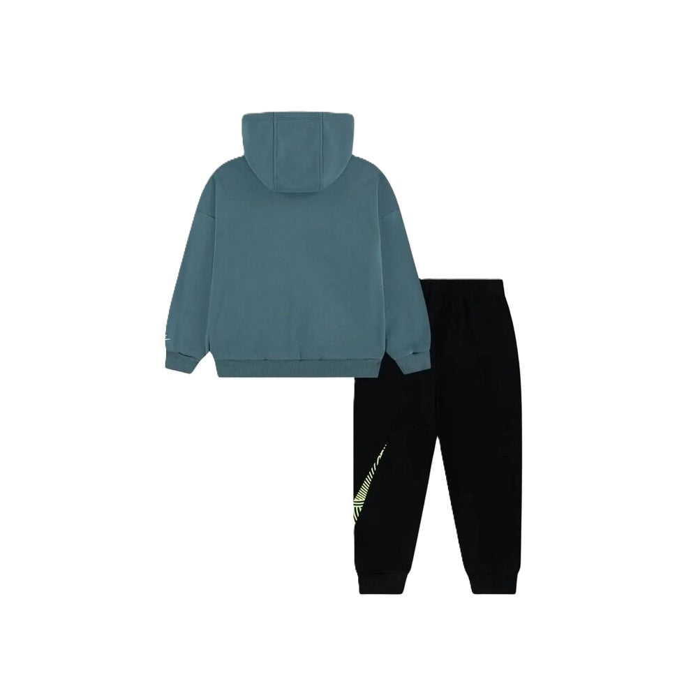Tuta Sportswear Oversize Fleece Bambino - Nero