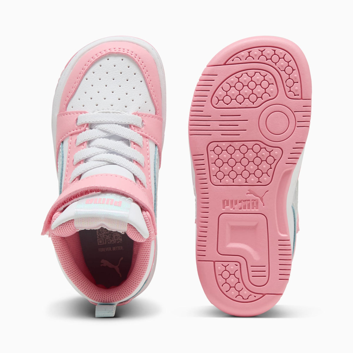 Sneakers Rebound V6 Mid Space Belle per bimbi ai primi passi - Rosa