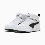 Sneaker PUMA Rebound V6 Mid per bimbi ai primi passi - Bianco