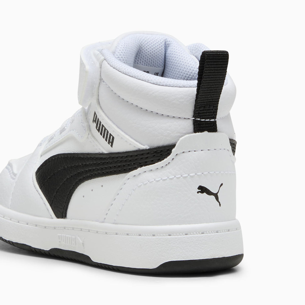 Sneaker PUMA Rebound V6 Mid per bimbi ai primi passi - Bianco