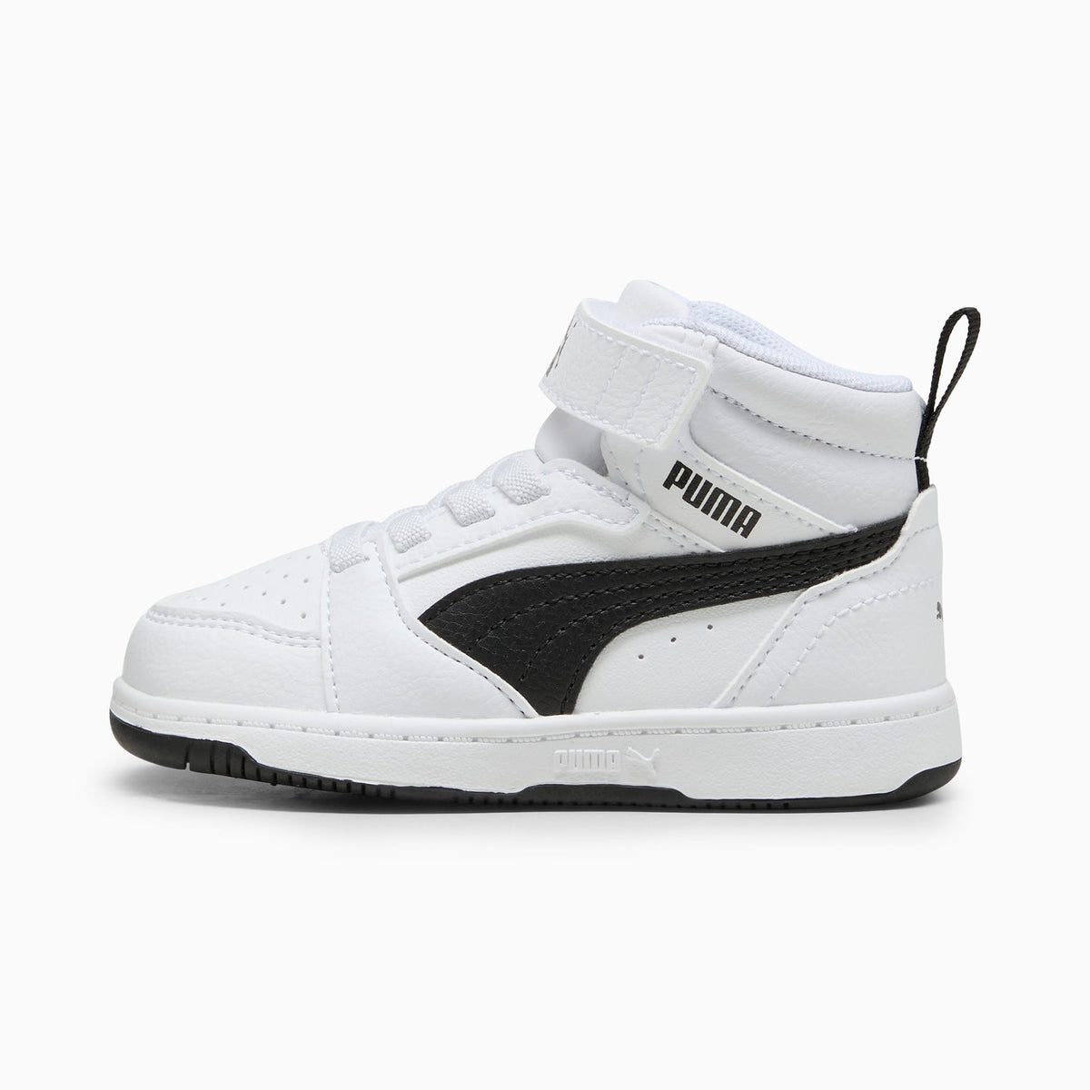 Sneaker PUMA Rebound V6 Mid per bimbi ai primi passi - Bianco