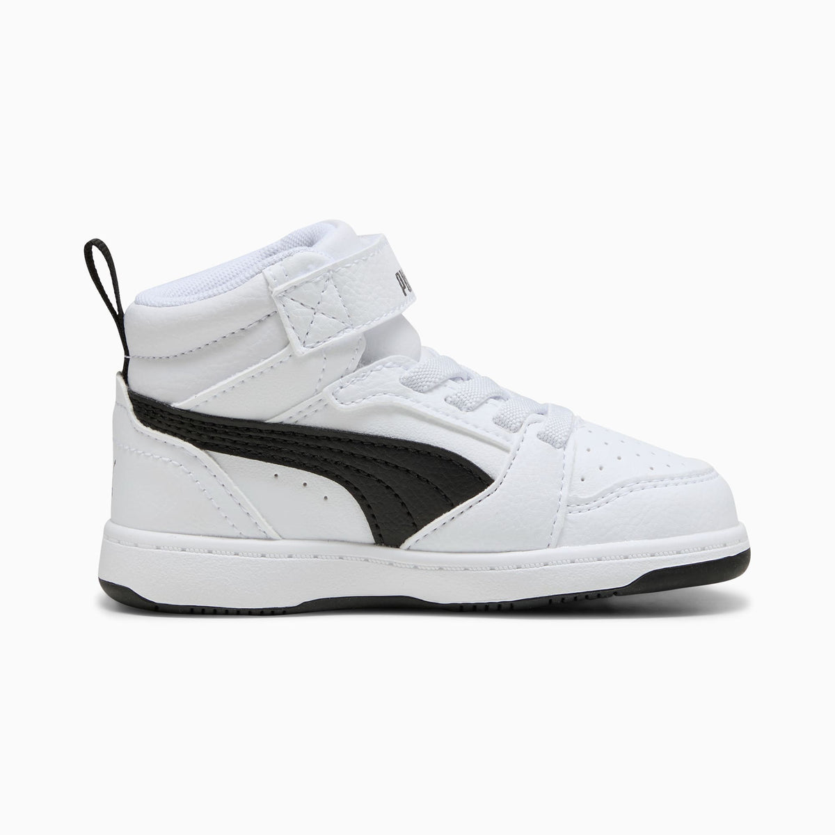 Sneaker PUMA Rebound V6 Mid per bimbi ai primi passi - Bianco