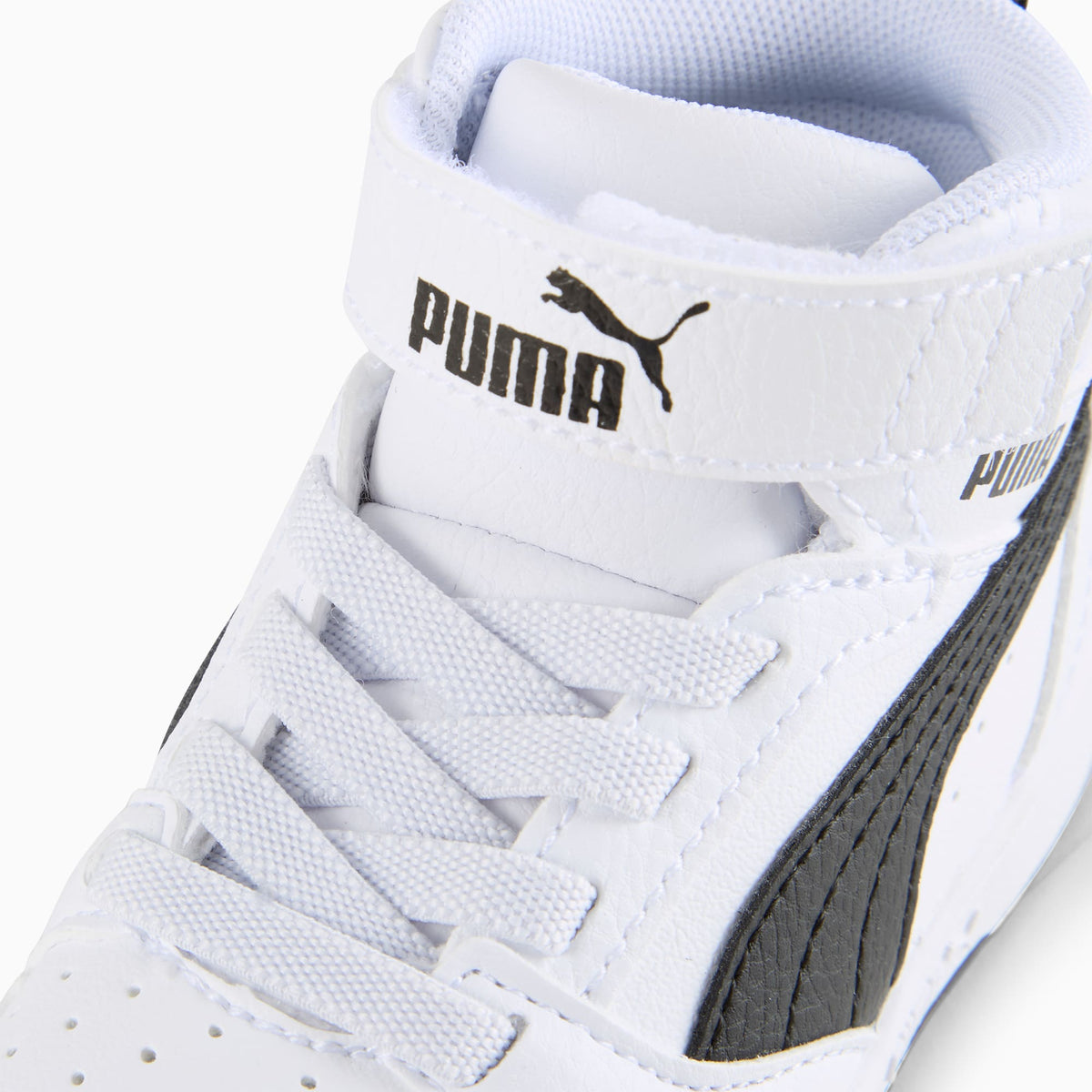 Sneaker PUMA Rebound V6 Mid per bimbi ai primi passi - Bianco
