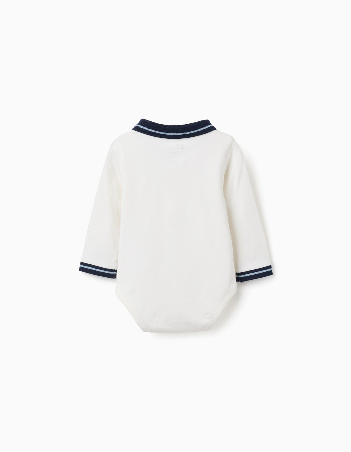 Zippy Body Polo in Cotone Neonato - Bianco