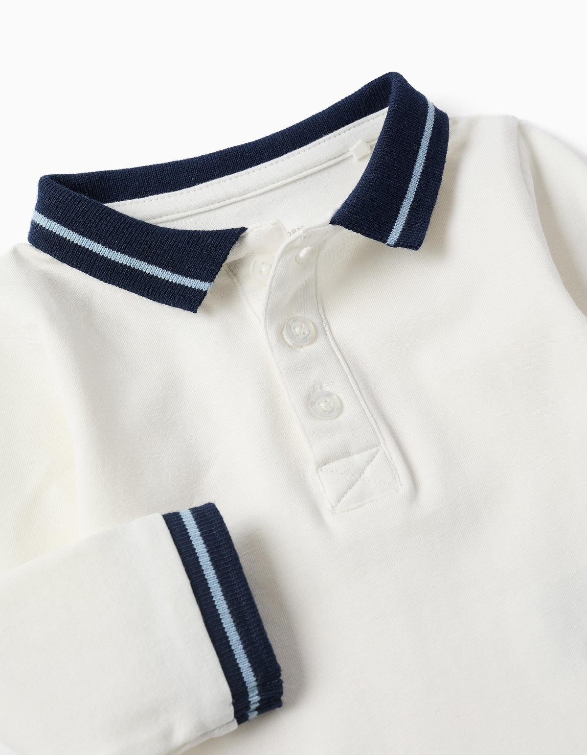 Zippy Body Polo in Cotone Neonato - Bianco