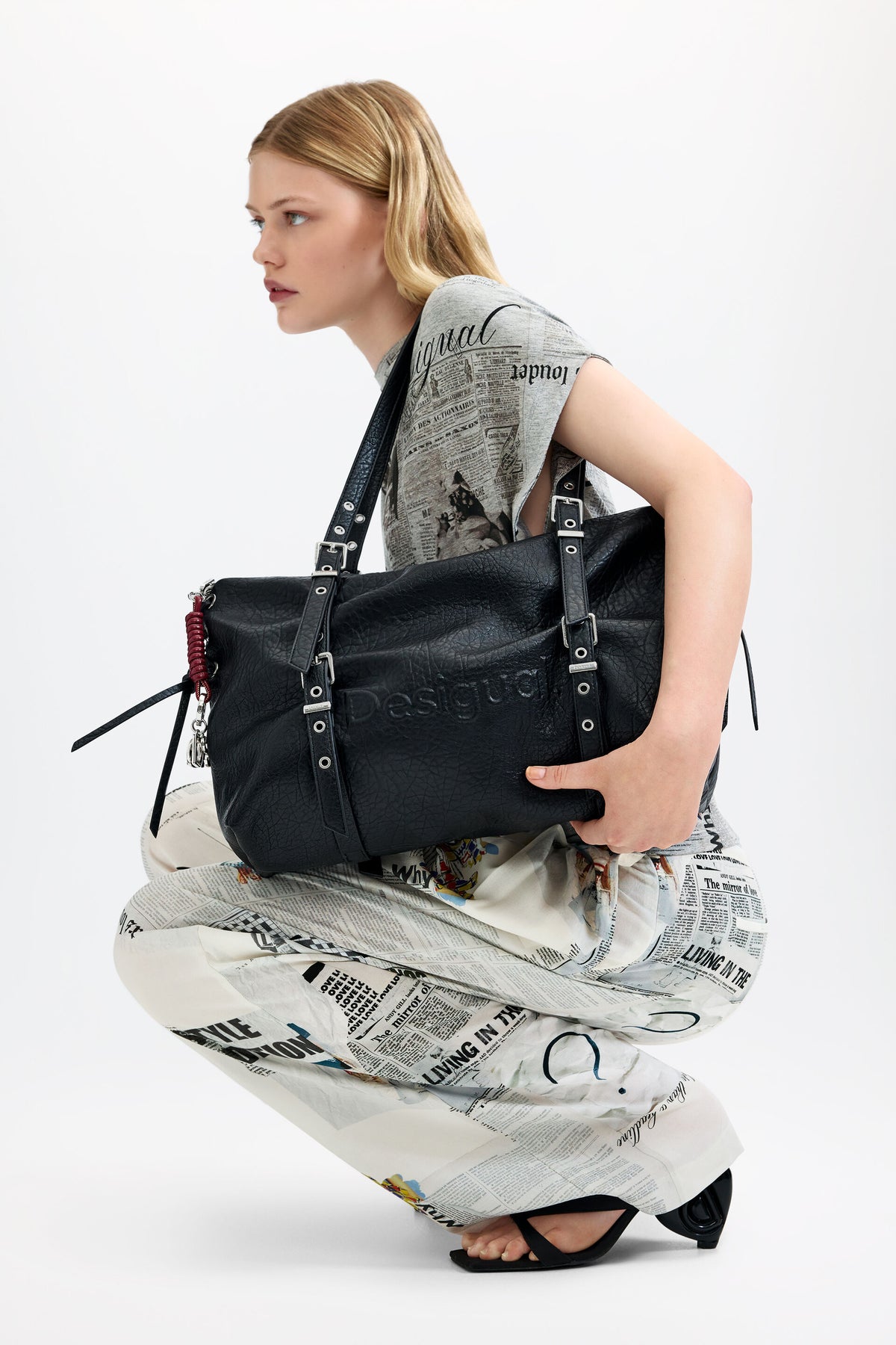 Borsa Shopping Grande - Nero