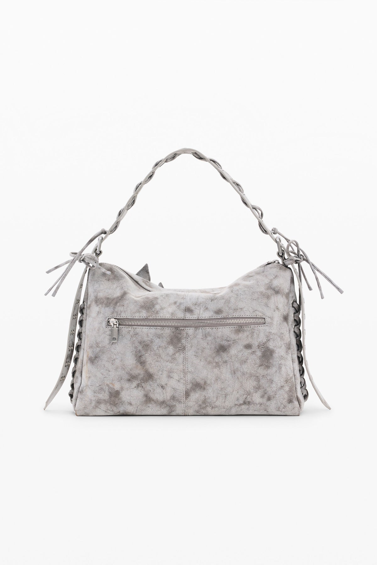 Borsa Fiori Grande - Grigio