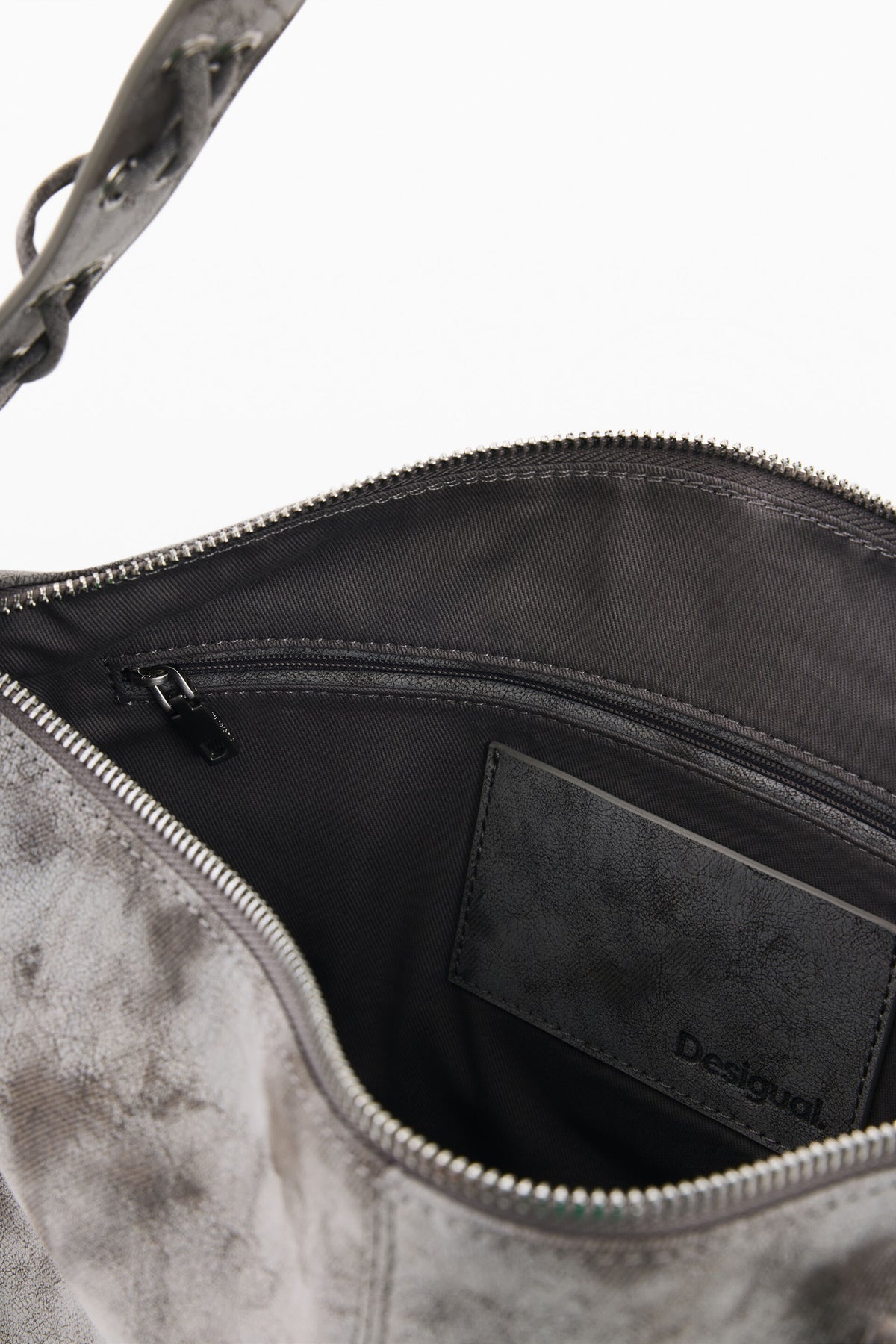 Borsa Fiori Grande - Grigio