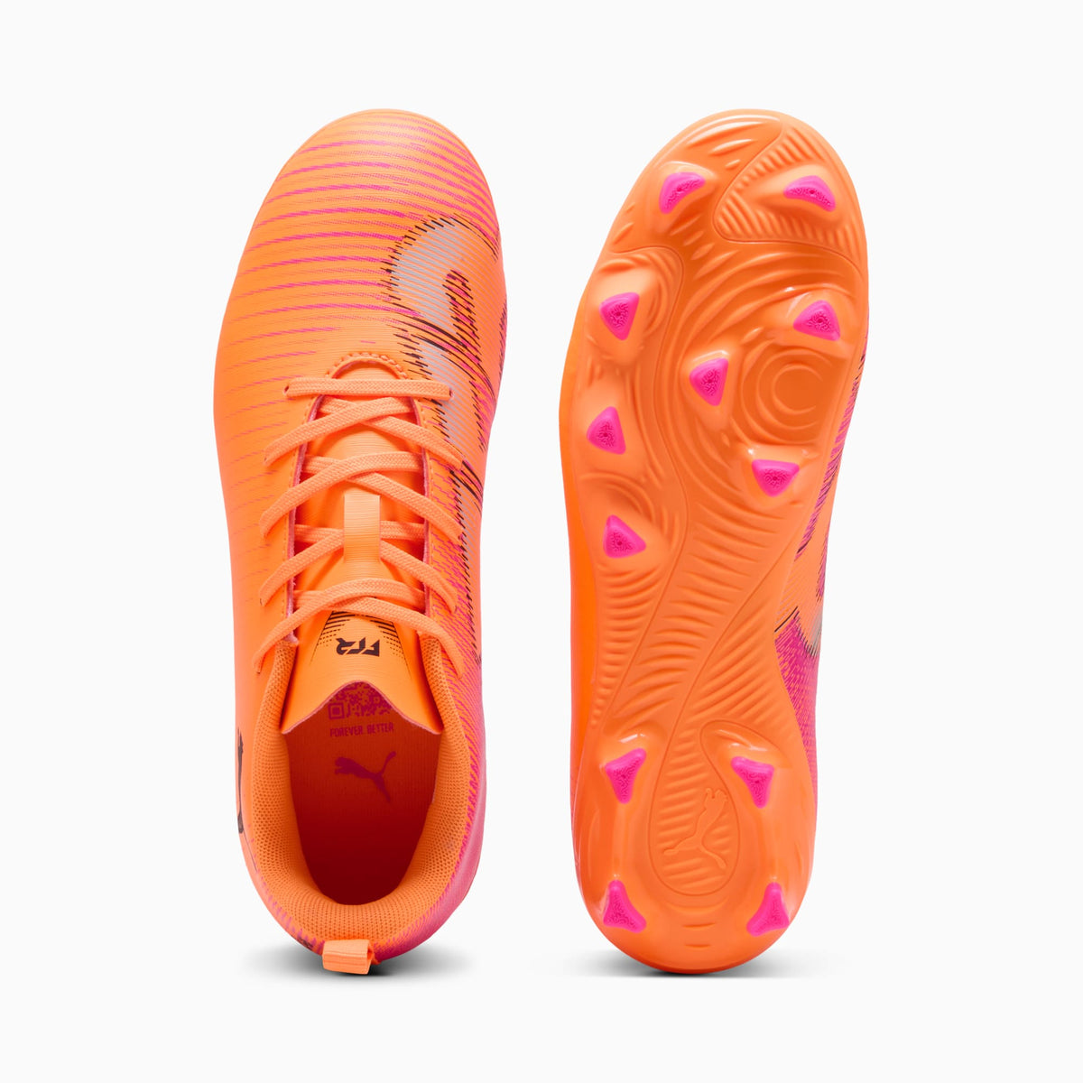 Scarpe da calcio FUTURE 8 PLAY FG/AG per ragazzi - Arancione