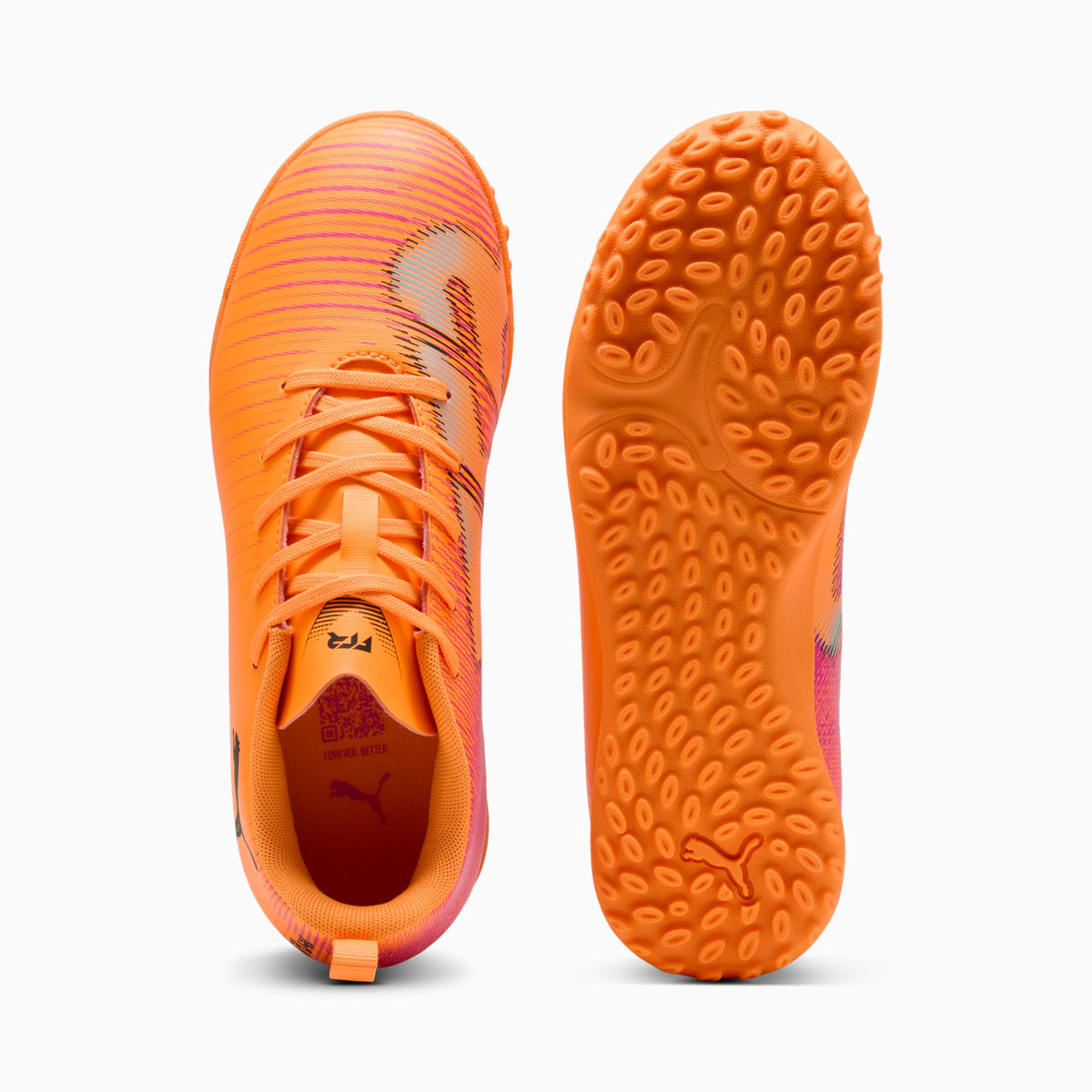 Scarpe da calcio FUTURE 8 PLAY TT per ragazzi - Arancione
