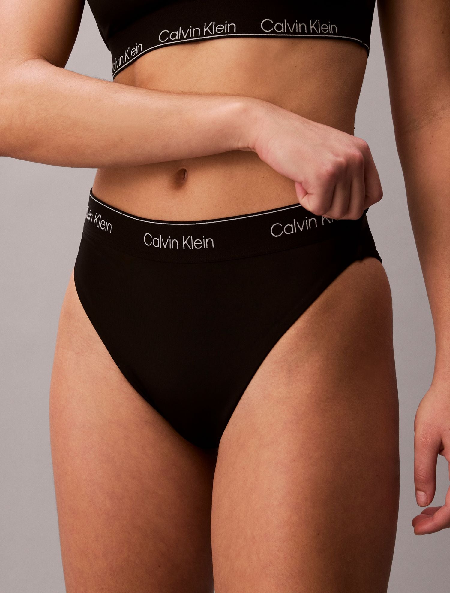 Calvin Klein Costume Slip Bikini Nero