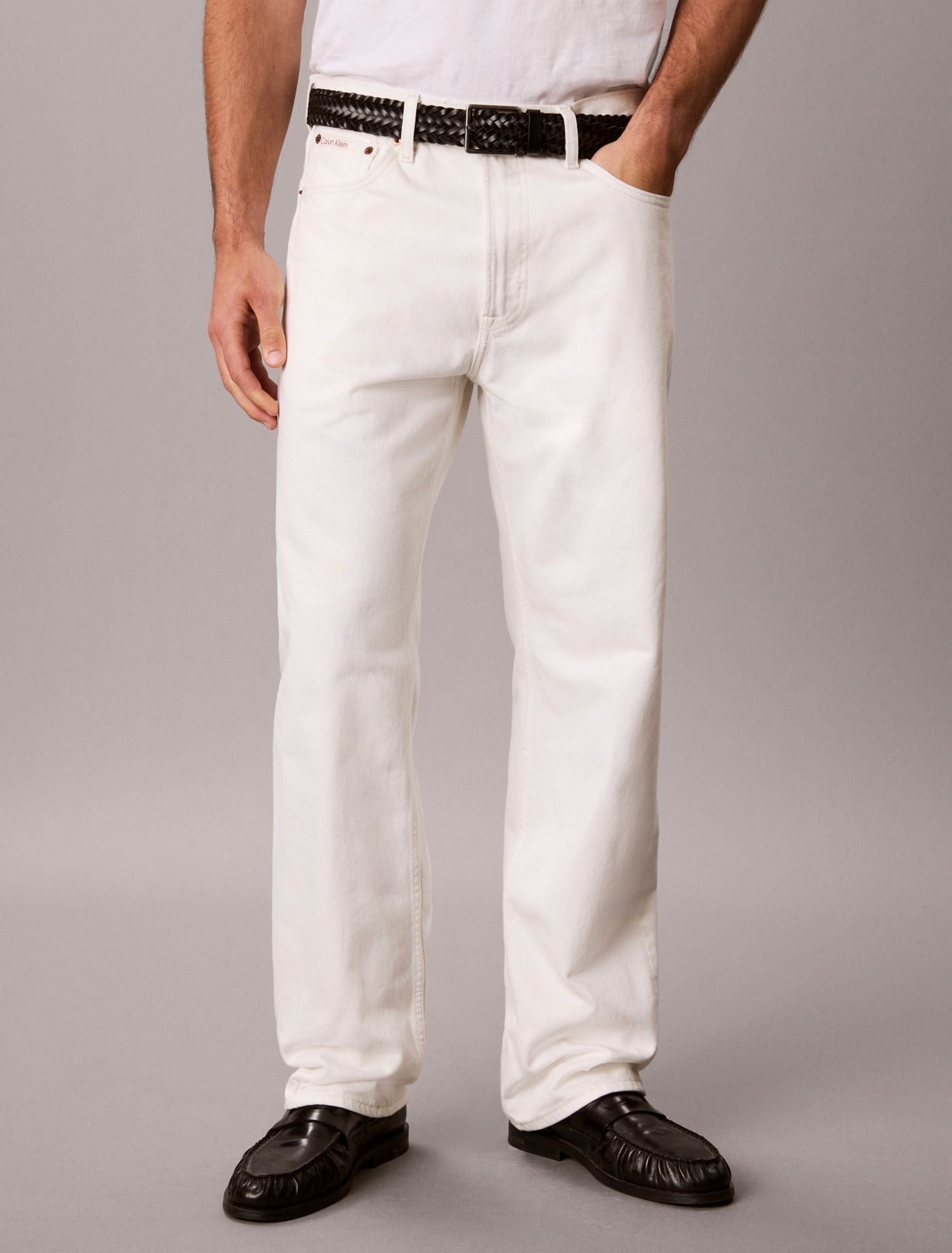 Calvin Klein Jeans 90s Straight Bianco