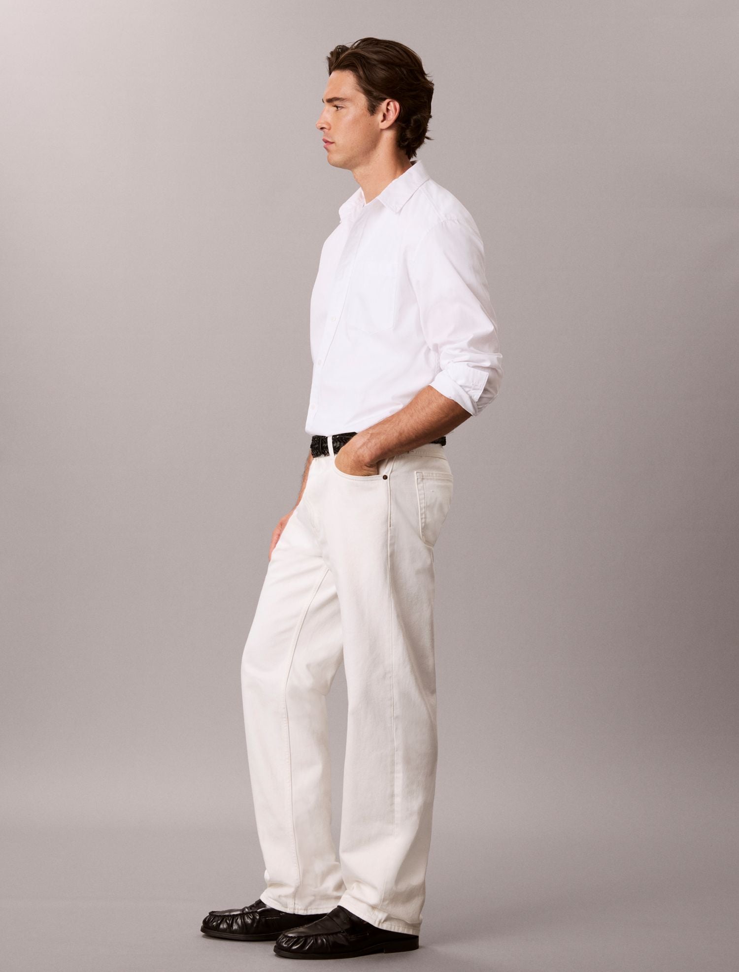 Calvin Klein Jeans 90s Straight Bianco