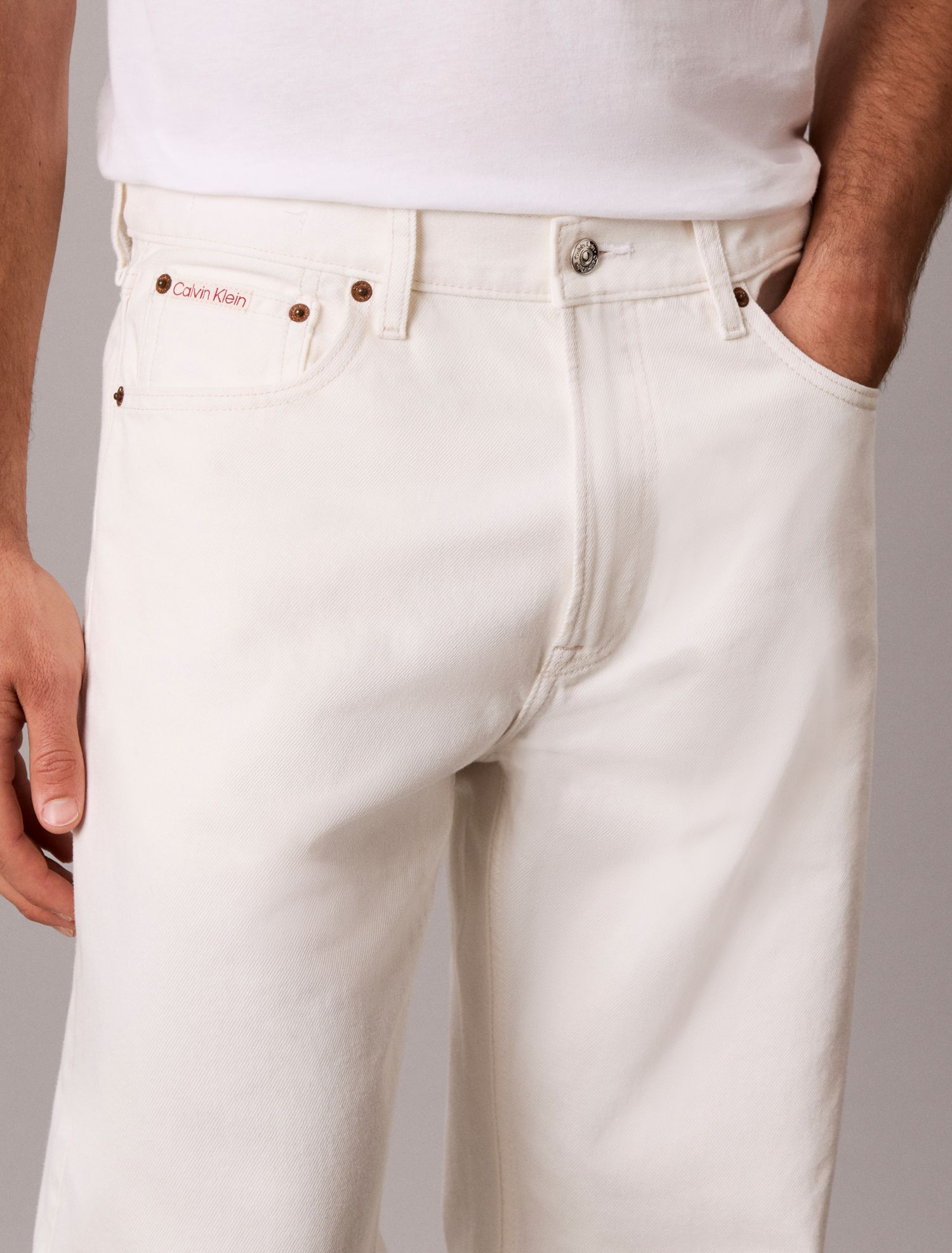 Calvin Klein Jeans 90s Straight Bianco