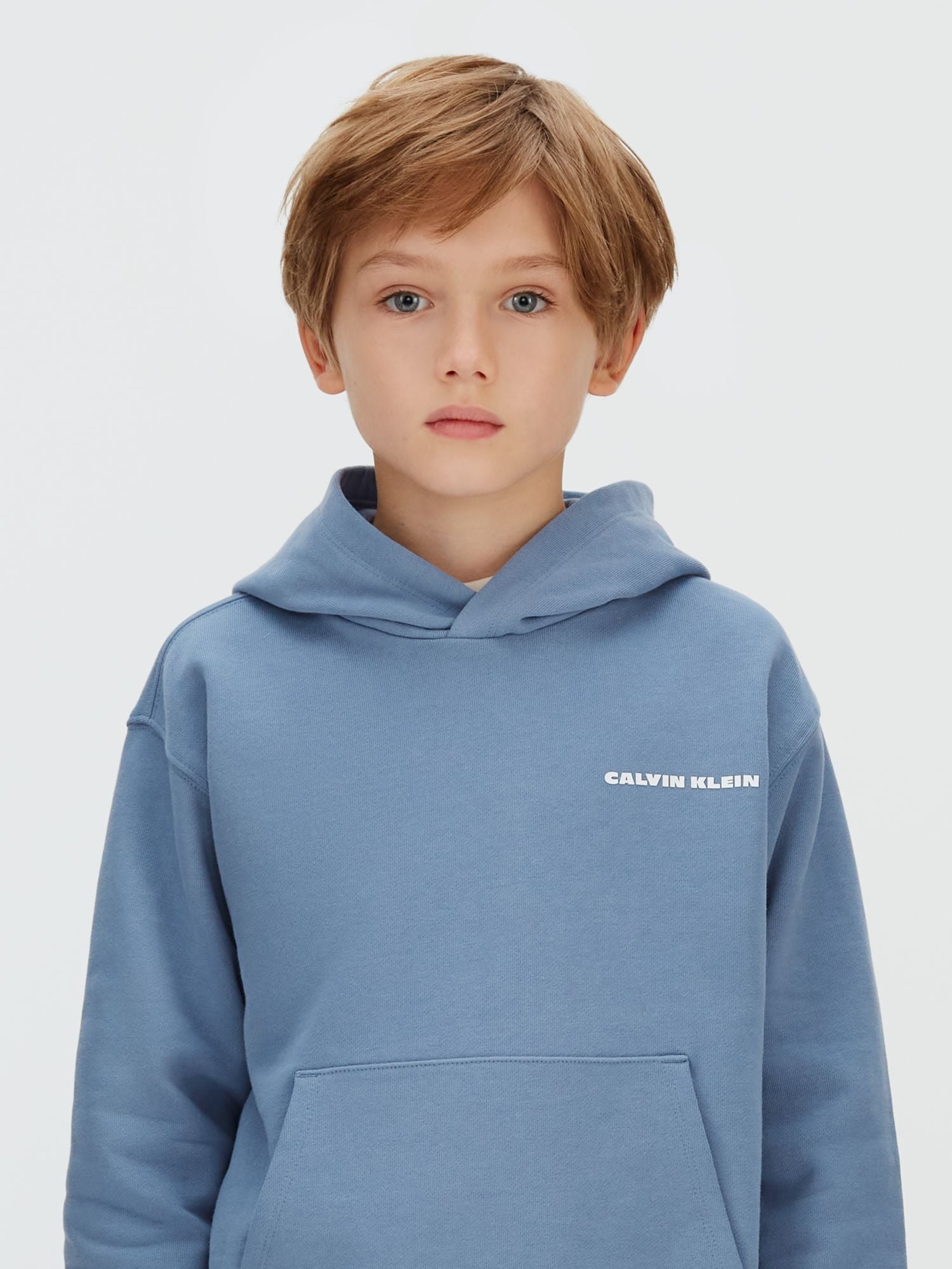 Calvin Klein Felpa con Cappuccio Blu