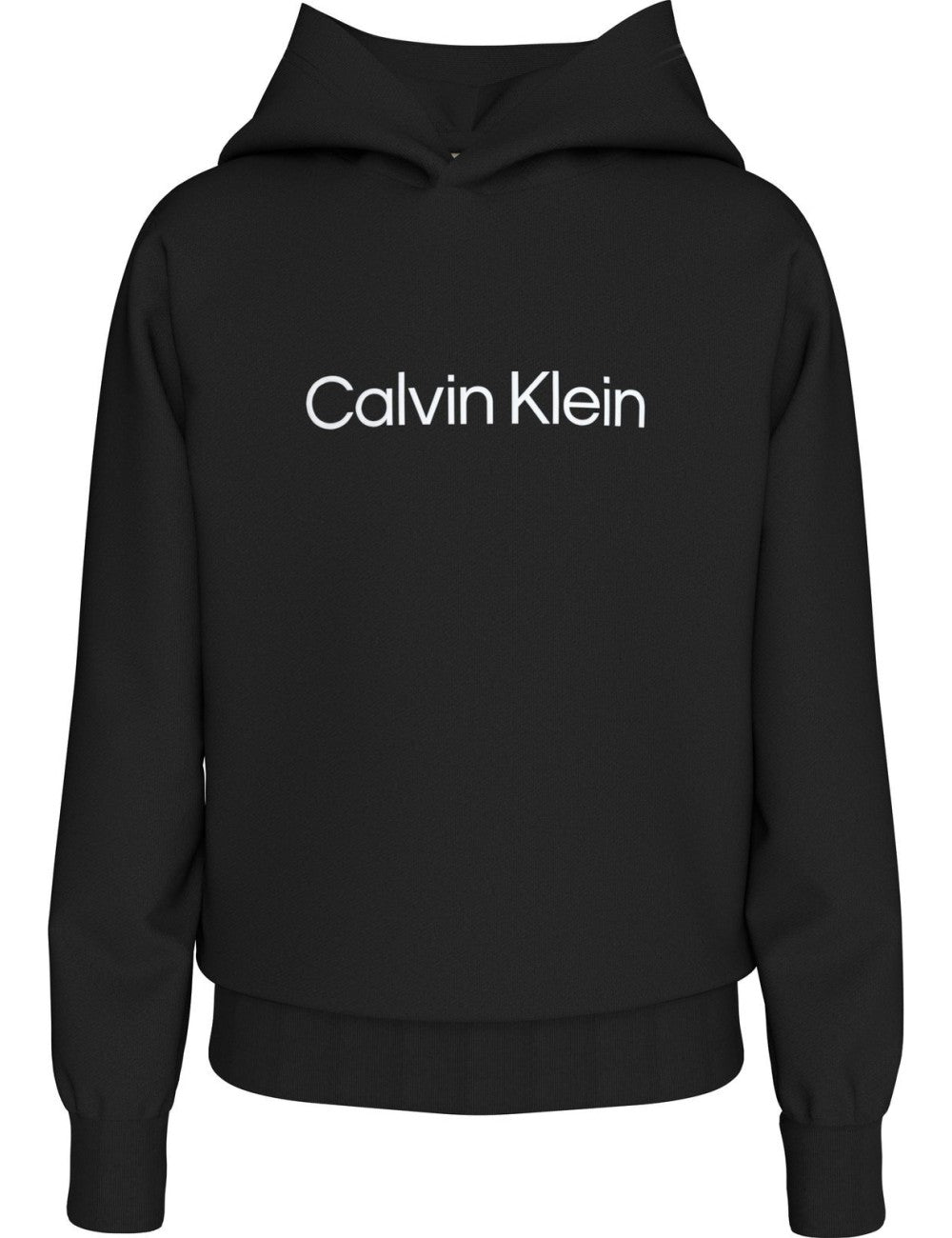 Calvin Klein Felpa con Cappuccio Logo Nero