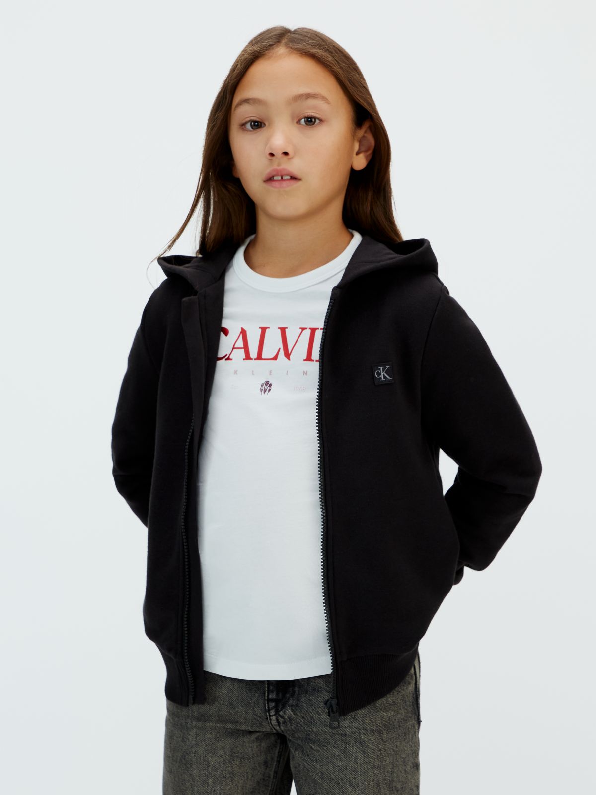 Calvin Klein Felpa Logo Nero