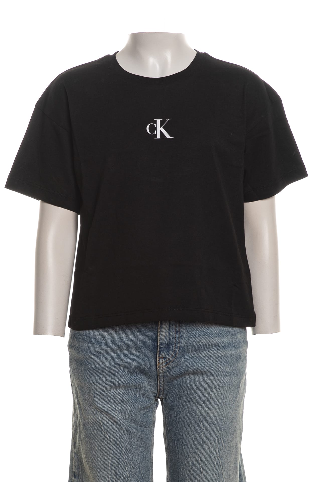 Calvin Klein T-Shirt CK Mono Boxy Nero